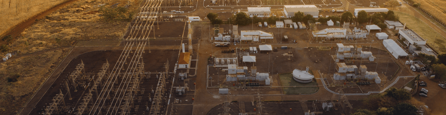 Banner com a usina termoelétrica Delta